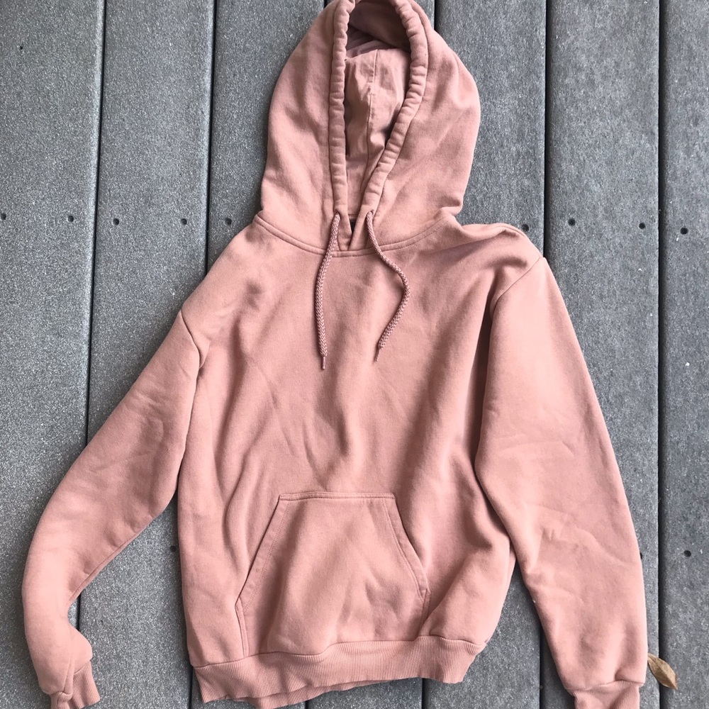 TOPSHOP Light Pink Hoodie